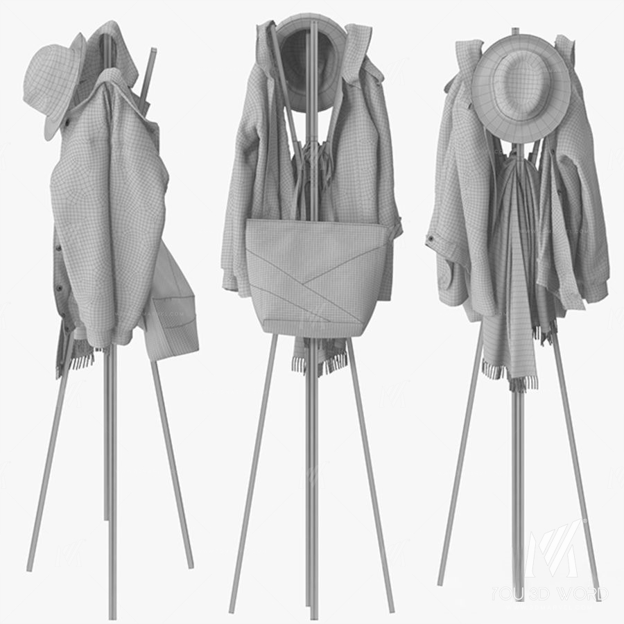 Splash coat rack